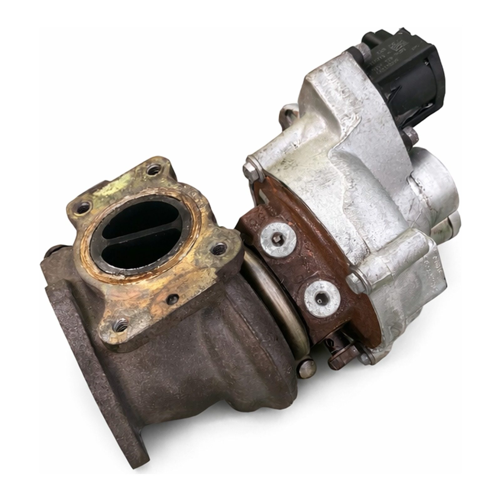 2011 to 2016 Mini Cooper Countryman Paceman BorgWarner K03 Turbocharger With Electronic Wastegate Actuator Matte Gray Finish OEM Mini Part (2012 donor, unit 2)