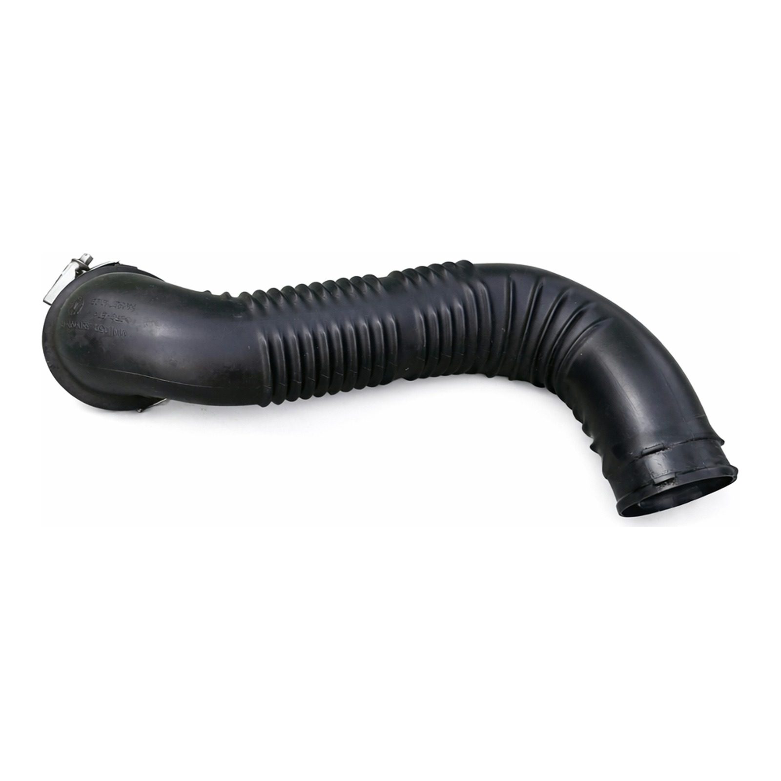 2011 to 2016 Mini Cooper Countryman S ALL4 Engine Air Intake Hose Black Corrugated Flexible Section Metal Clamp 05 (2012 donor, unit 7)