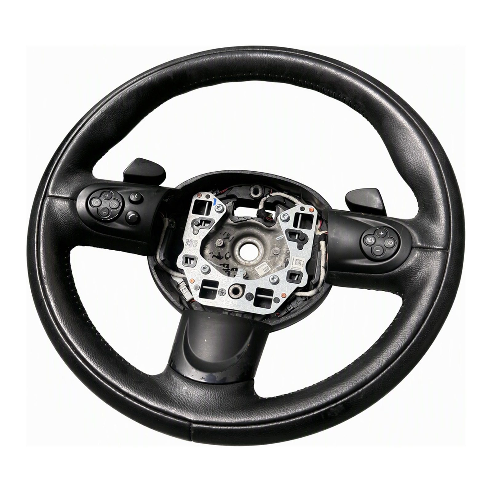 2017 2023 Mini Cooper Countryman Steering Wheel with Multifunction Controls and Paddle Shifters Non JCW OEM 8E0880201B (2012 donor, unit G)
