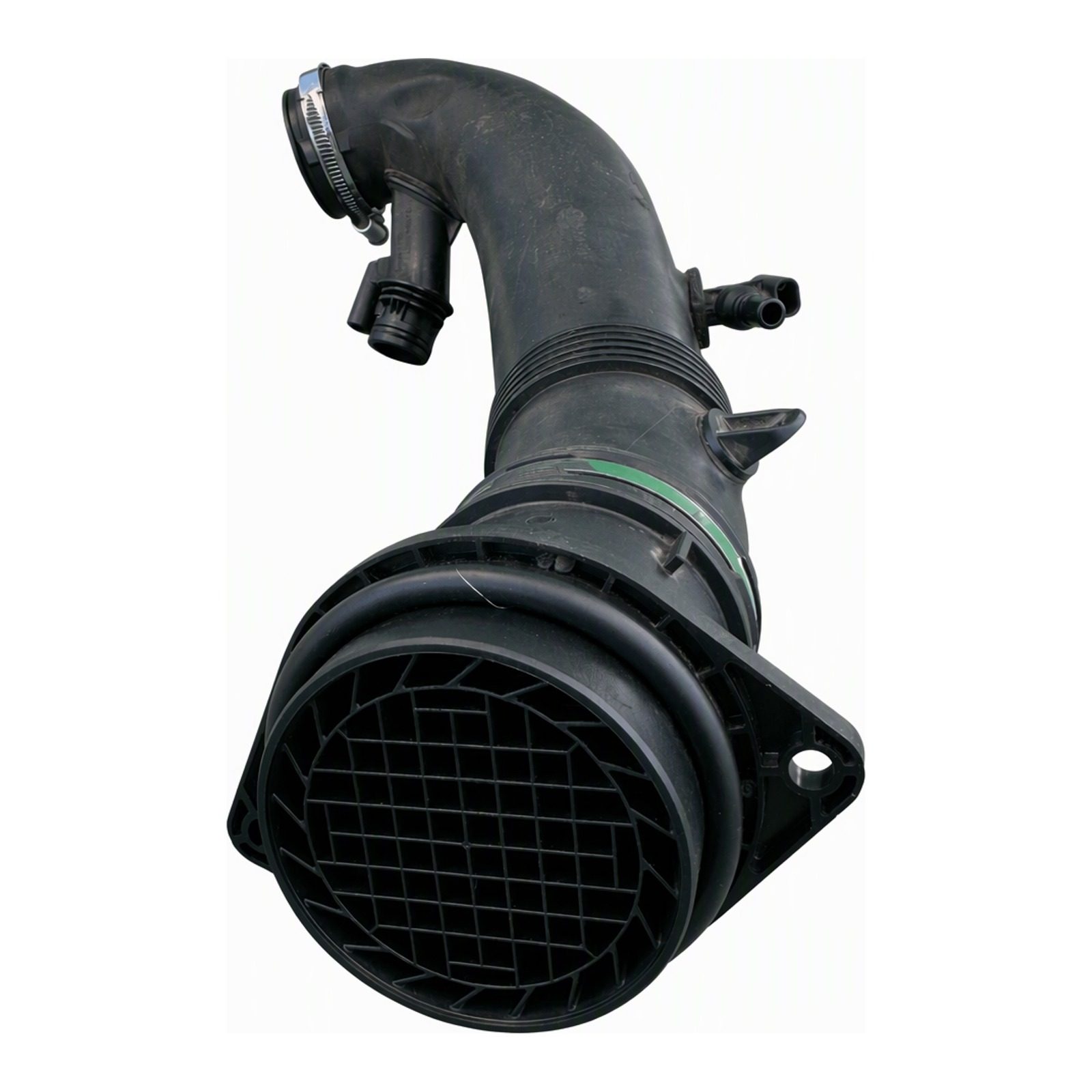 2009 To 2016 Mini Cooper Cooper Countryman Cooper Paceman Bosch Mass Air Flow Sensor With Intake Tube Black Connector (2012 donor, unit 1O)