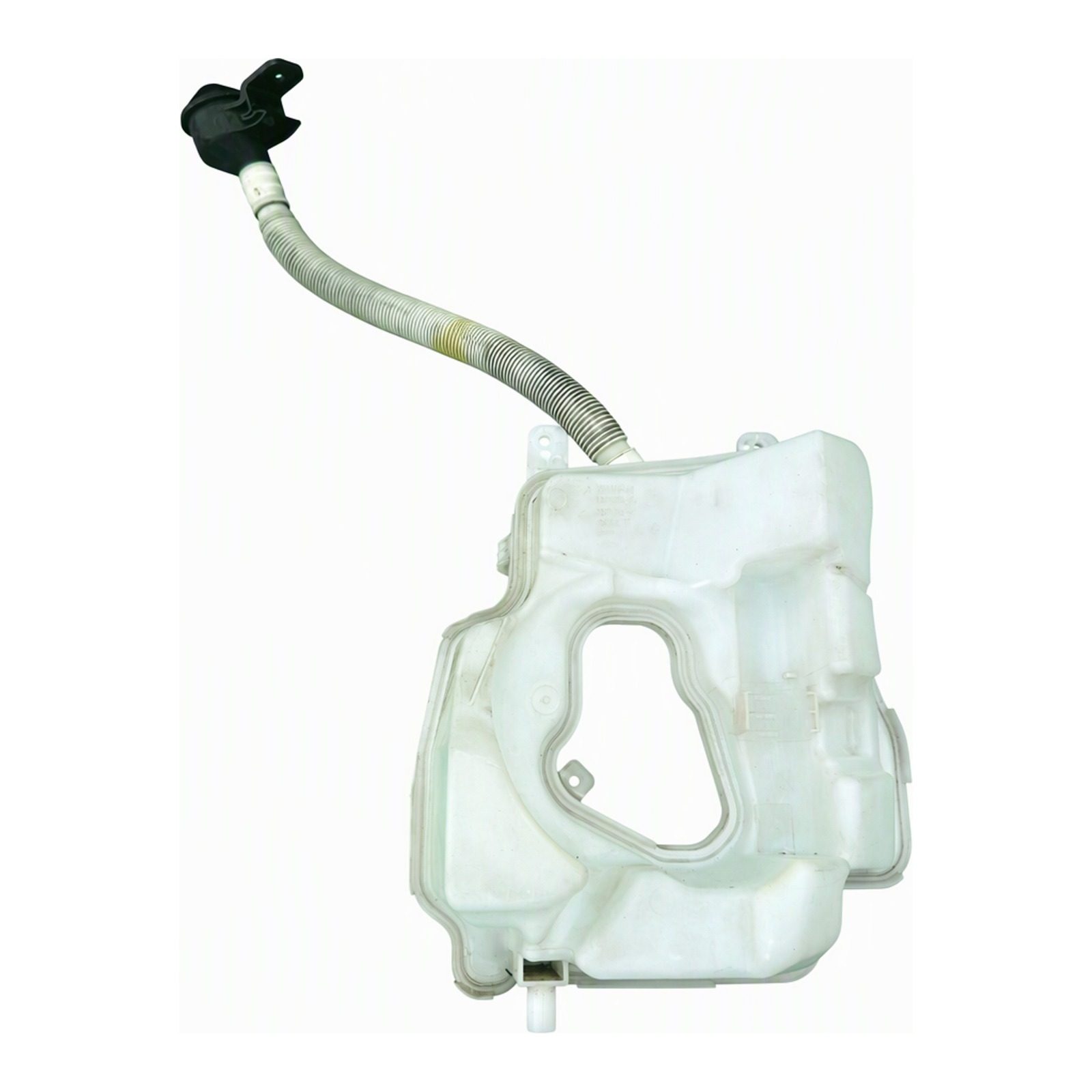 2011 to 2016 Mini Cooper Countryman Windshield Washer Fluid Reservoir with Filler Neck and Black Cap High Configuration for Xenon Adaptive (2012 donor, unit 1M)