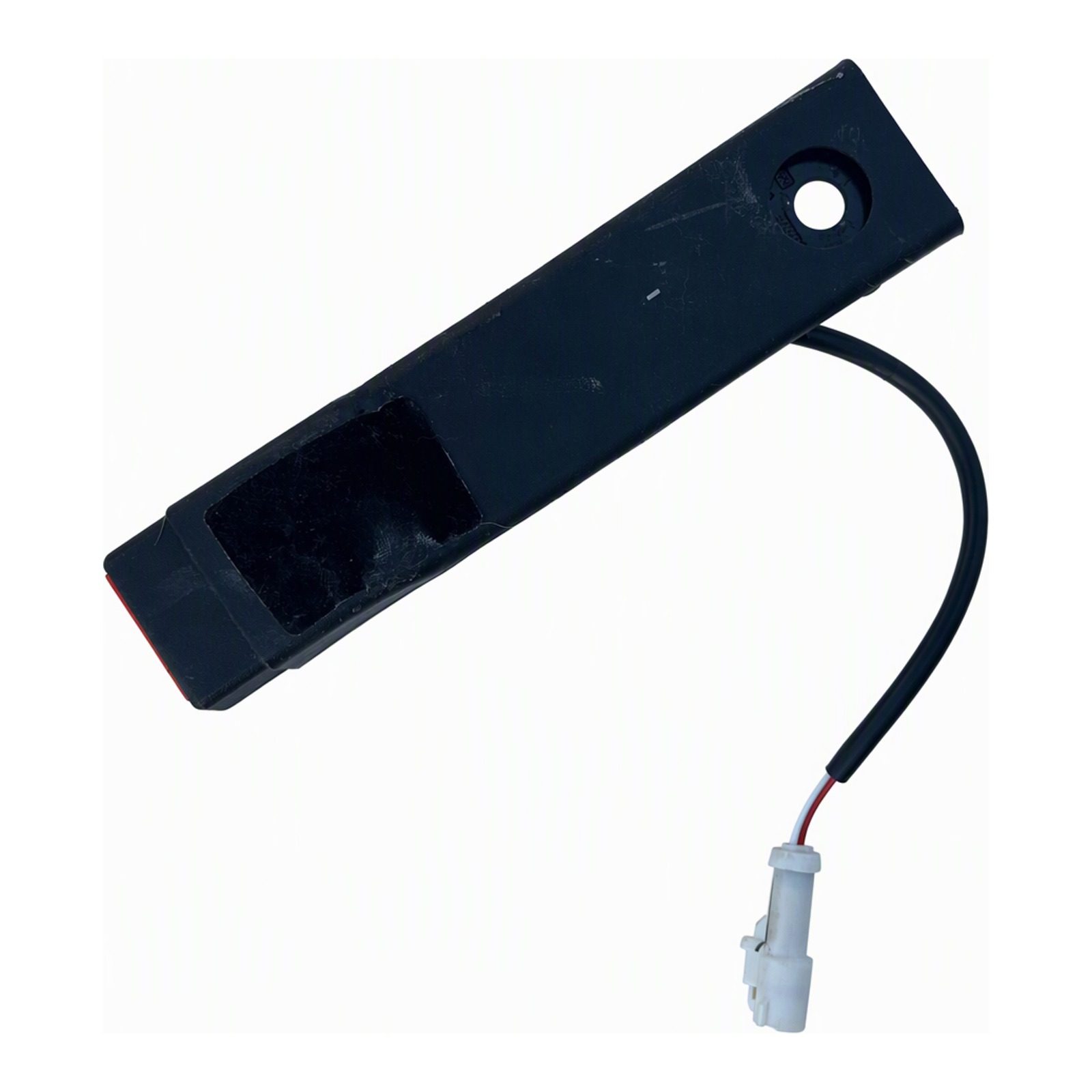 2011 to 2016 Ford Fiesta Rear Side Marker Light Socket with Wiring Harness Rear Red Lens Black Housing Scuffs OEM (2016 donor, unit AH)