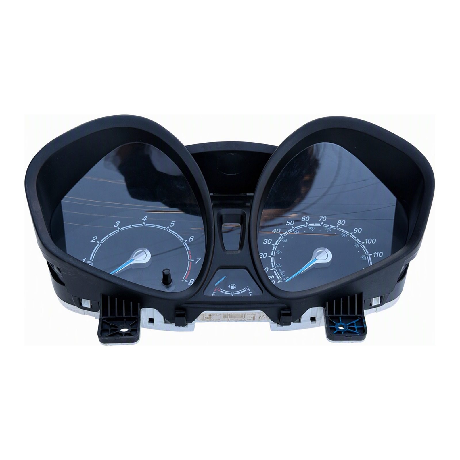 2014-2019 Ford Fiesta Instrument Cluster Analog With Blue Needle D2BT-10849-AAT 90K Miles Used Part (2016 donor, unit 97)