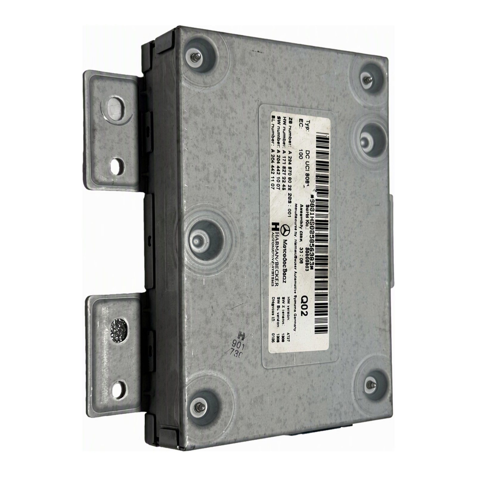 2009 Mercedes-Benz Gl-Class Harman Becker Left & Right Pair DC UCI 100 Electronic Control Module Pair for Bluetec X164 With OEM Number A (2009 donor, unit 9L)