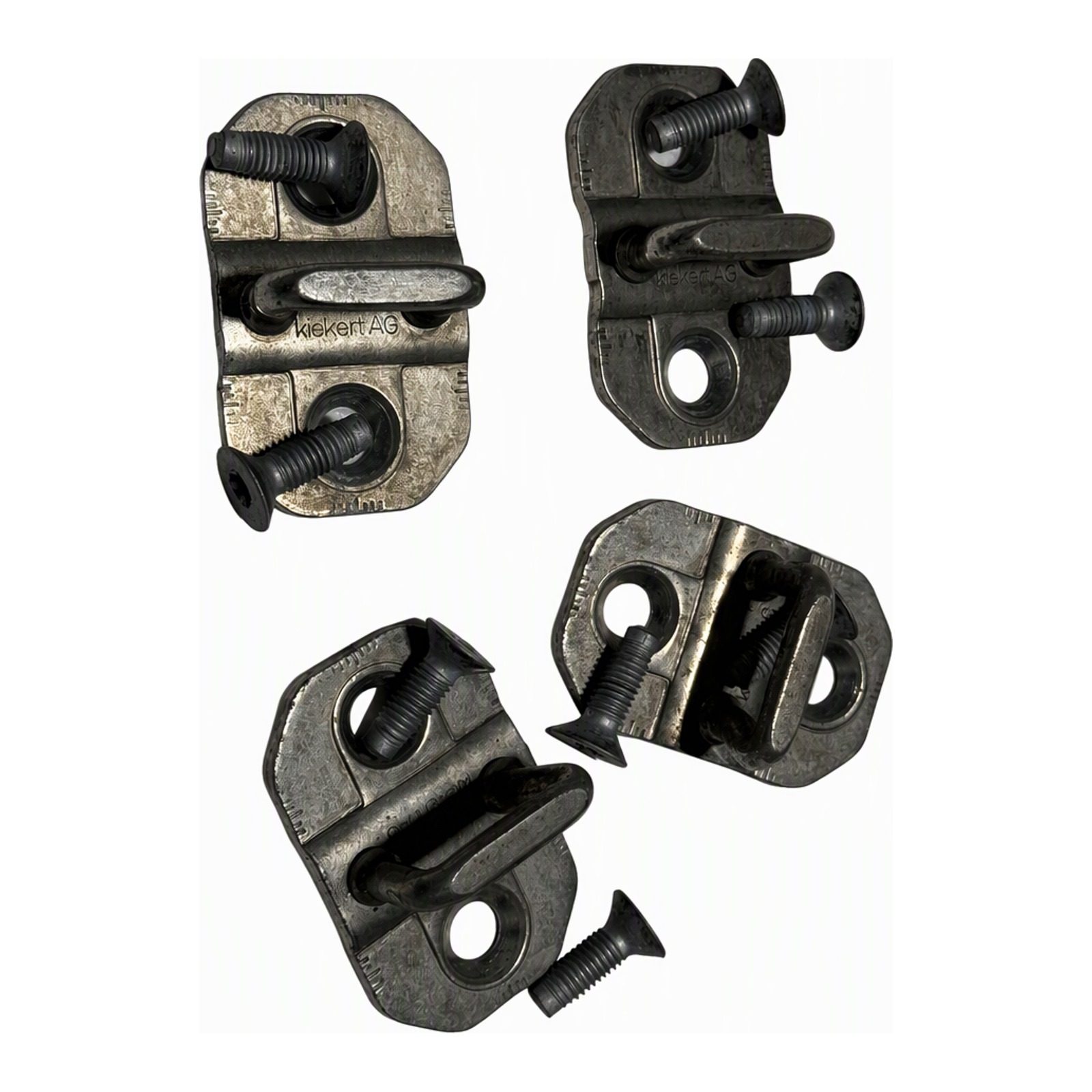 2009 Mercedes-Benz Gl-Class Door Lock Striker Plate Steel Metallic Painted L Paint Code OEM Set of 4 Plates with Mounting Screws (2009 donor, unit 8V)