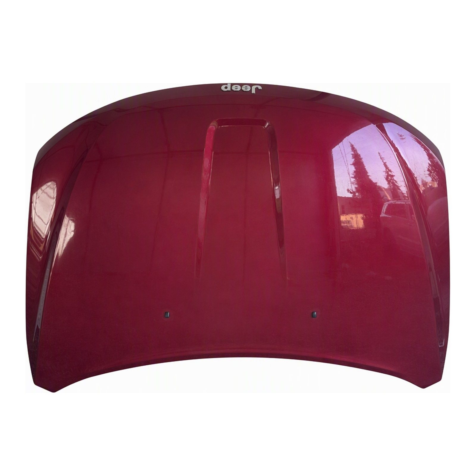 Jeep Grand Cherokee 2012 to 2016 Mopar Hood Panel Painted Steel Construction OEM Front 55369587AF (2015 donor, unit Q)