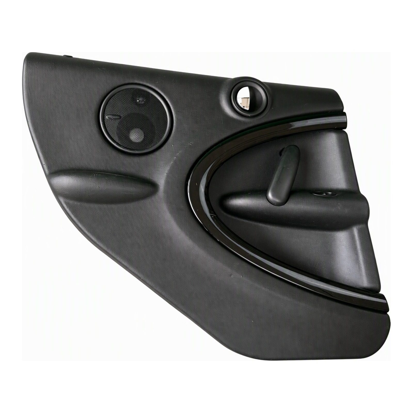 Mini Cooper Countryman 2011 2016 Rear Door Trim Panel with Integrated Speaker OEM Rear Left 9800785 (2012 donor, unit 1R)