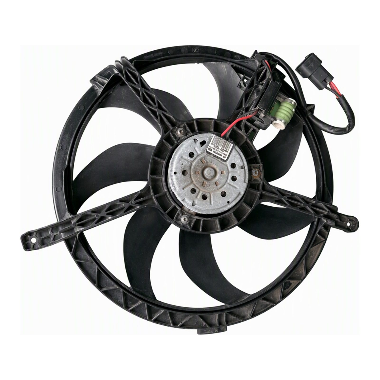 2012 to 2016 Mini Cooper Countryman S All4 Radiator Cooling Fan Assembly Electric Fan With Shroud OEM 535 (2012 donor, unit 21)