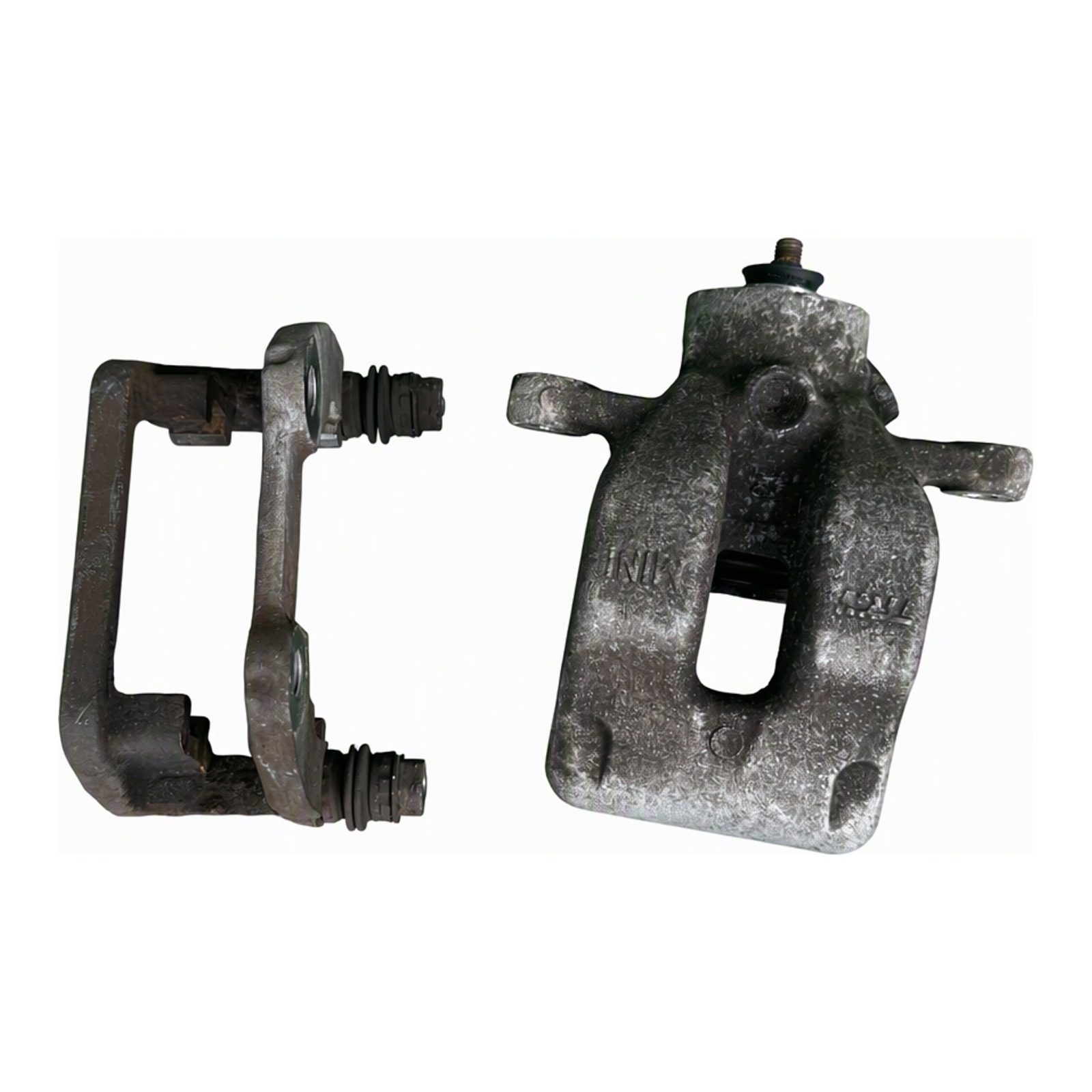 2011 2016 Mini Cooper Countryman Front Brake Caliper With Bracket Zinc Plated Finish OEM 34 20 6 883 025 Front (2012 donor, unit 5E)