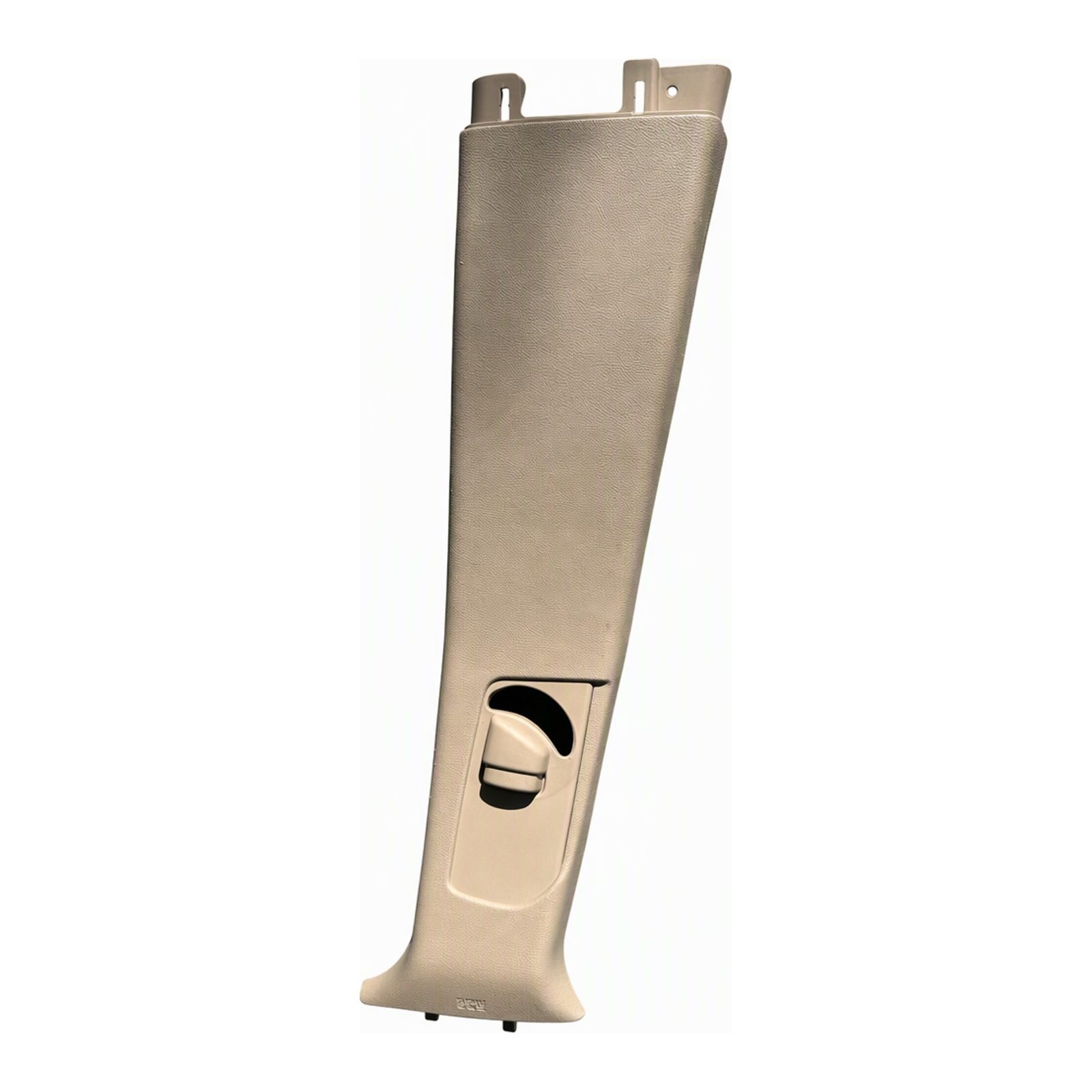 2011 2015 Jeep Grand Cherokee B Pillar Upper Interior Trim Panel with Grab Handle Beige Plastic Clips Textured Finish Right 1GT14HL1AF (2015 donor, unit 5B)