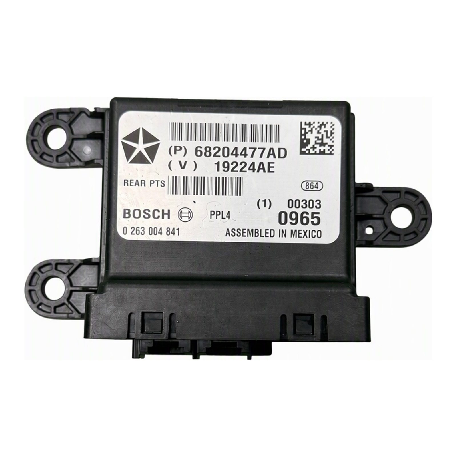 2014 2022 Jeep Grand Cherokee Rear Parking Sensor Control Module Female Connector Fast Microprocessor 68204477AD (2015 donor, unit 4I)