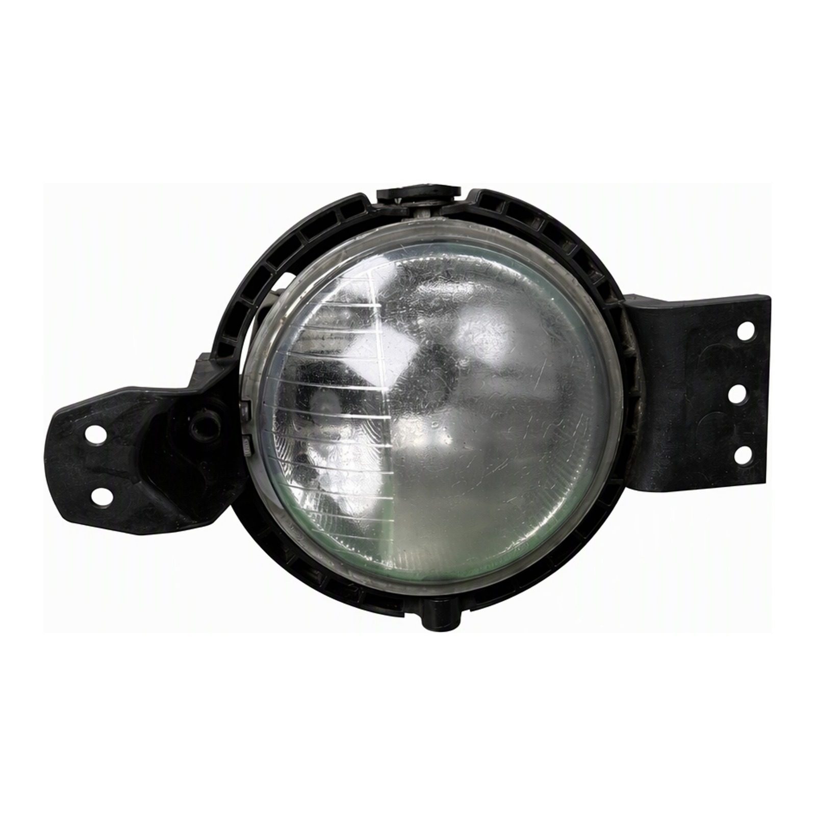 2011 2016 Mini Cooper Countryman R60 Front Fog Light Assembly Halogen Clear Lens Black Housing Warm White 9802163 03 (2012 donor, unit 48)