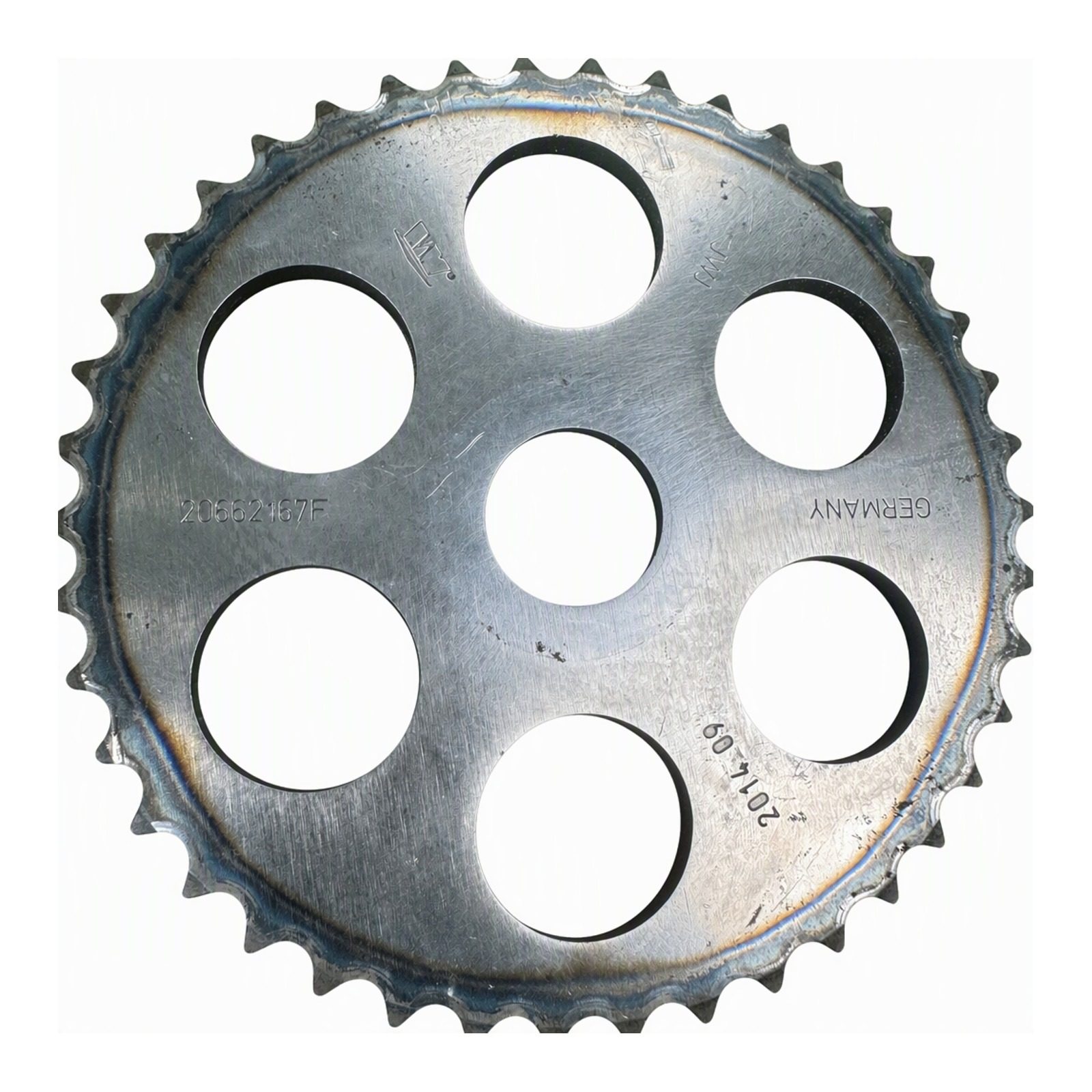 Case VVT Camshaft Timing Sprocket Steel for 2015 to 2022 Jeep Grand Cherokee WK2 3.0L Diesel 20662167F (2015 donor, unit 3C)