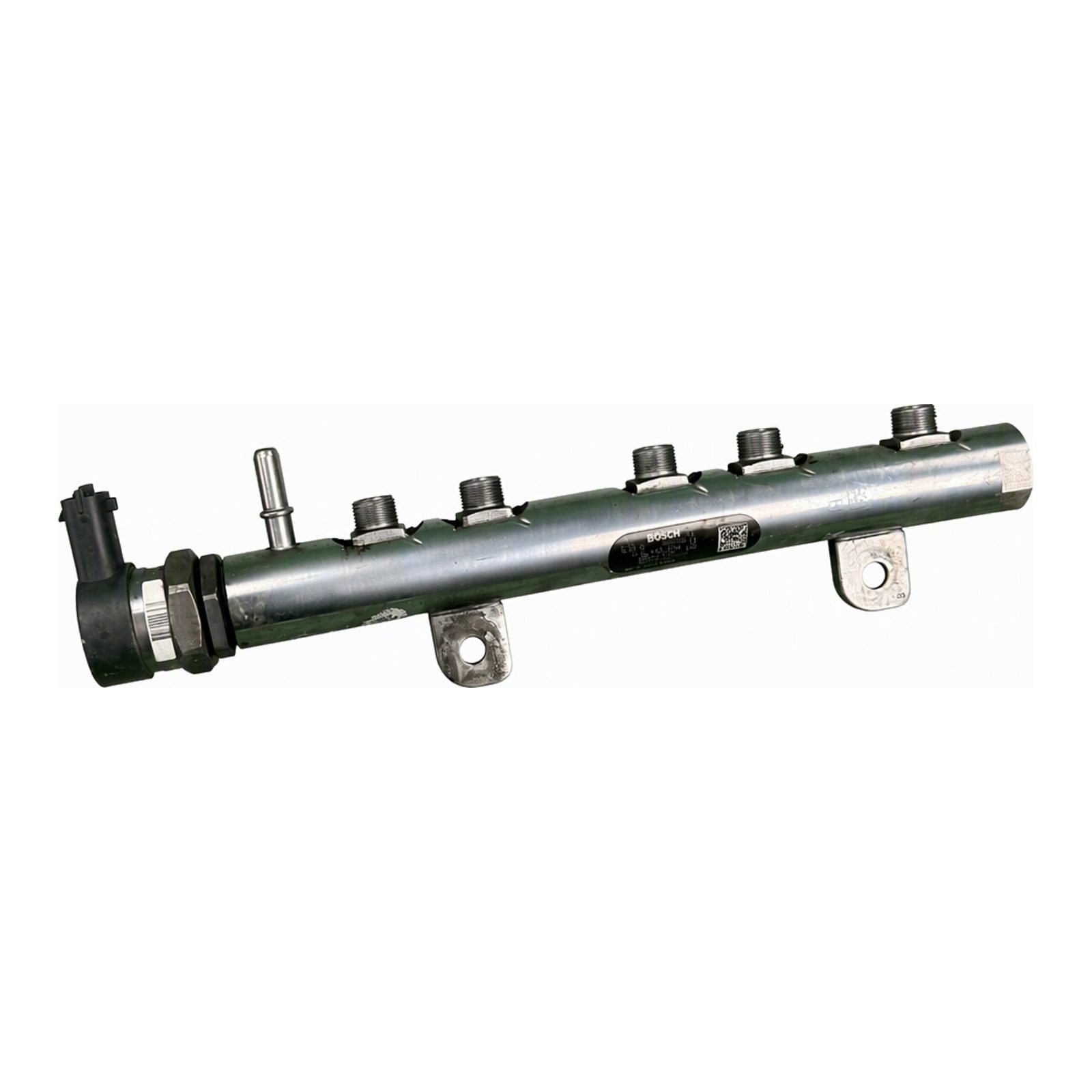 2014 2023 Jeep Grand Cherokee Fuel Rail Bosch With Pressure Sensor And Black Connector OEM (2015 donor, unit 39)
