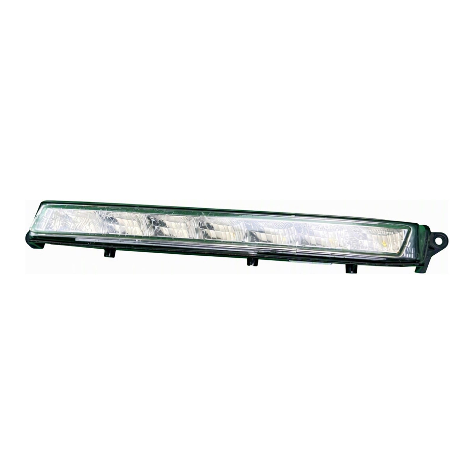 2011 to 2022 Jeep Grand Cherokee Mercedes Benz 2D0952611 Side LED Daytime Running Light Assembly Black Housing Clear Lens (2015 donor, unit 2Z)