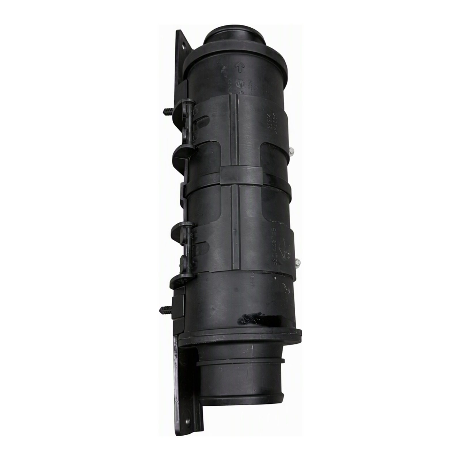 2014 to 2019 Jeep Grand Cherokee Mopar Resonator Bracket for 3.0L Diesel Black Plastic with Mounting Hardware 52014497AB (2015 donor, unit 2X)