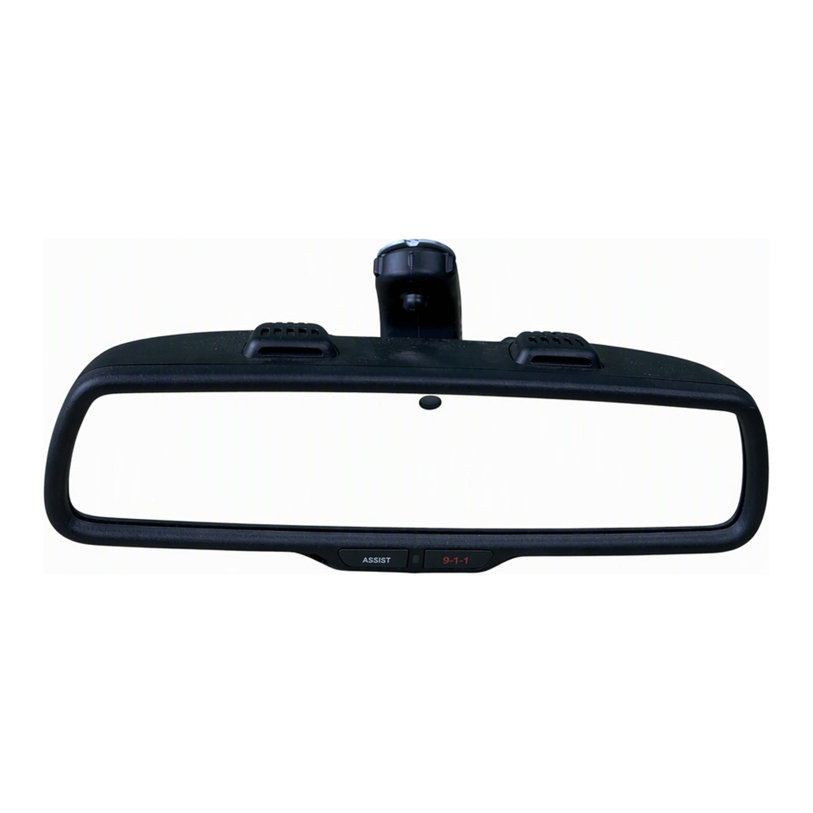 2011 2022 Jeep Grand Cherokee Interior Rearview Mirror With Assist And 911 Button Assembly Black Textured 68144019AE (2015 donor, unit 6R)