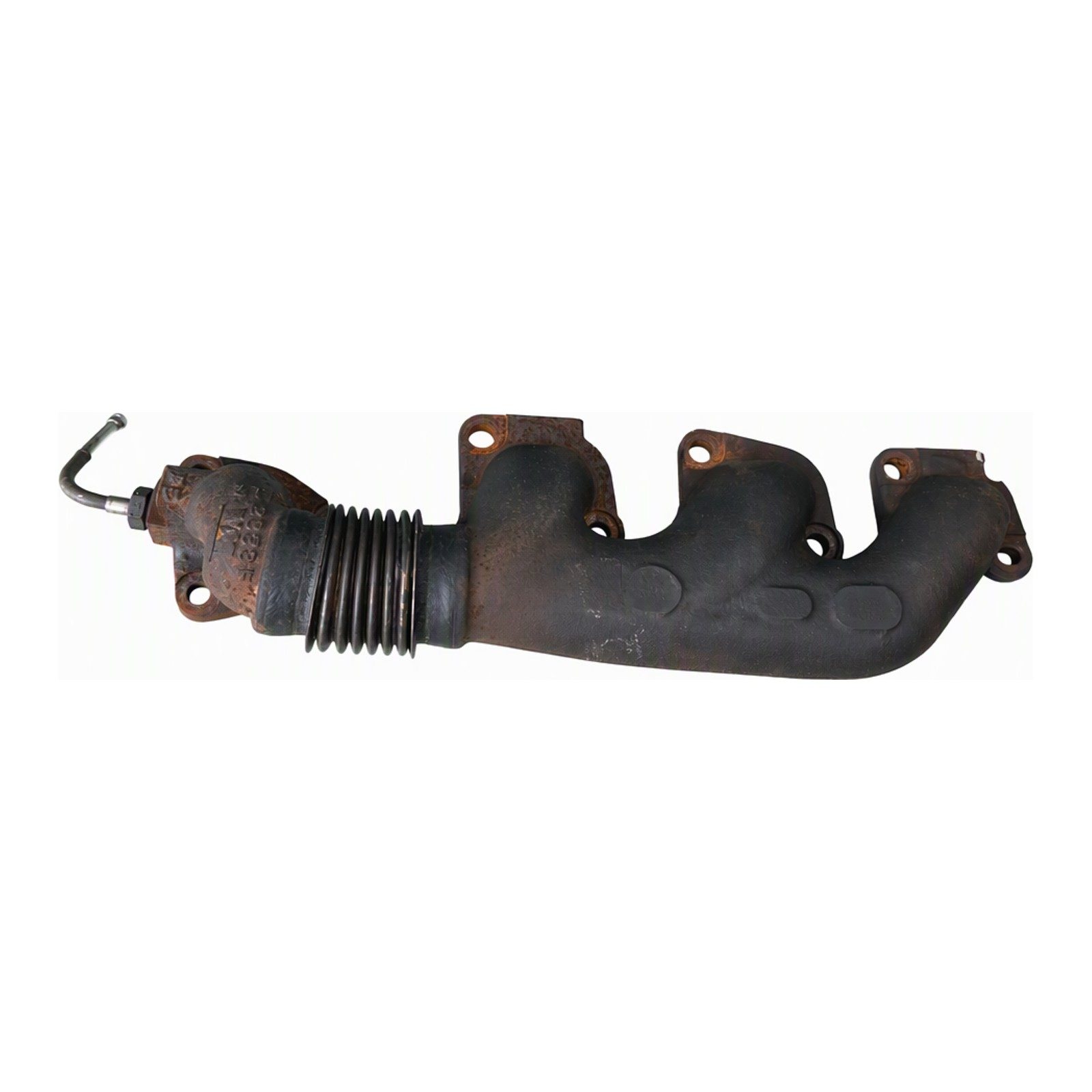2011 to 2022 Jeep Grand Cherokee Exhaust Manifold Cast Iron with Shield for Diesel Front Left (2015 donor, unit 6E)