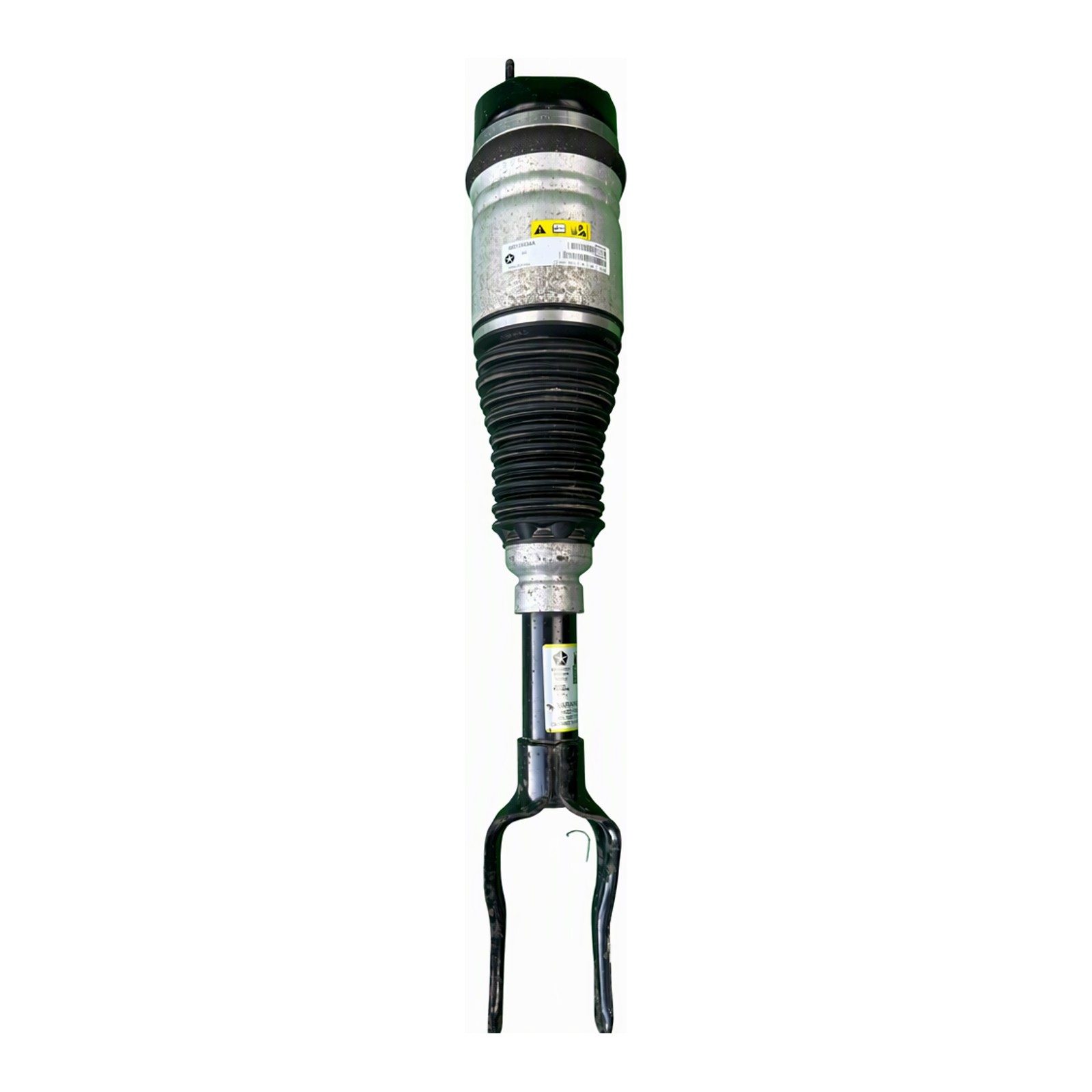 2011 2015 Jeep Grand Cherokee Front Air Suspension Strut Assembly Gas Charged Shock With Mount Bracket Connector Fitting Hitachi 68231881AA (2015 donor, unit 5W)