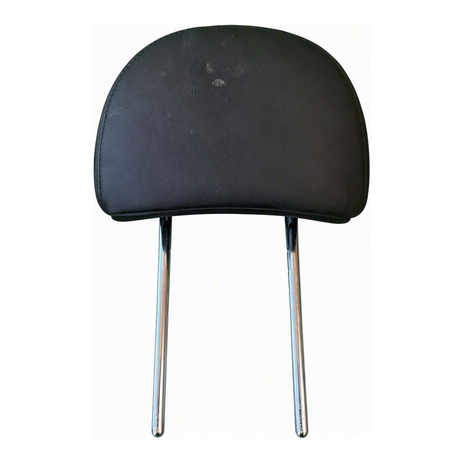 2012 To 2016 Mini Cooper Countryman R60 Front Seat Headrest Black Leather With Chrome Metal Rods (2012 donor, unit 5N)