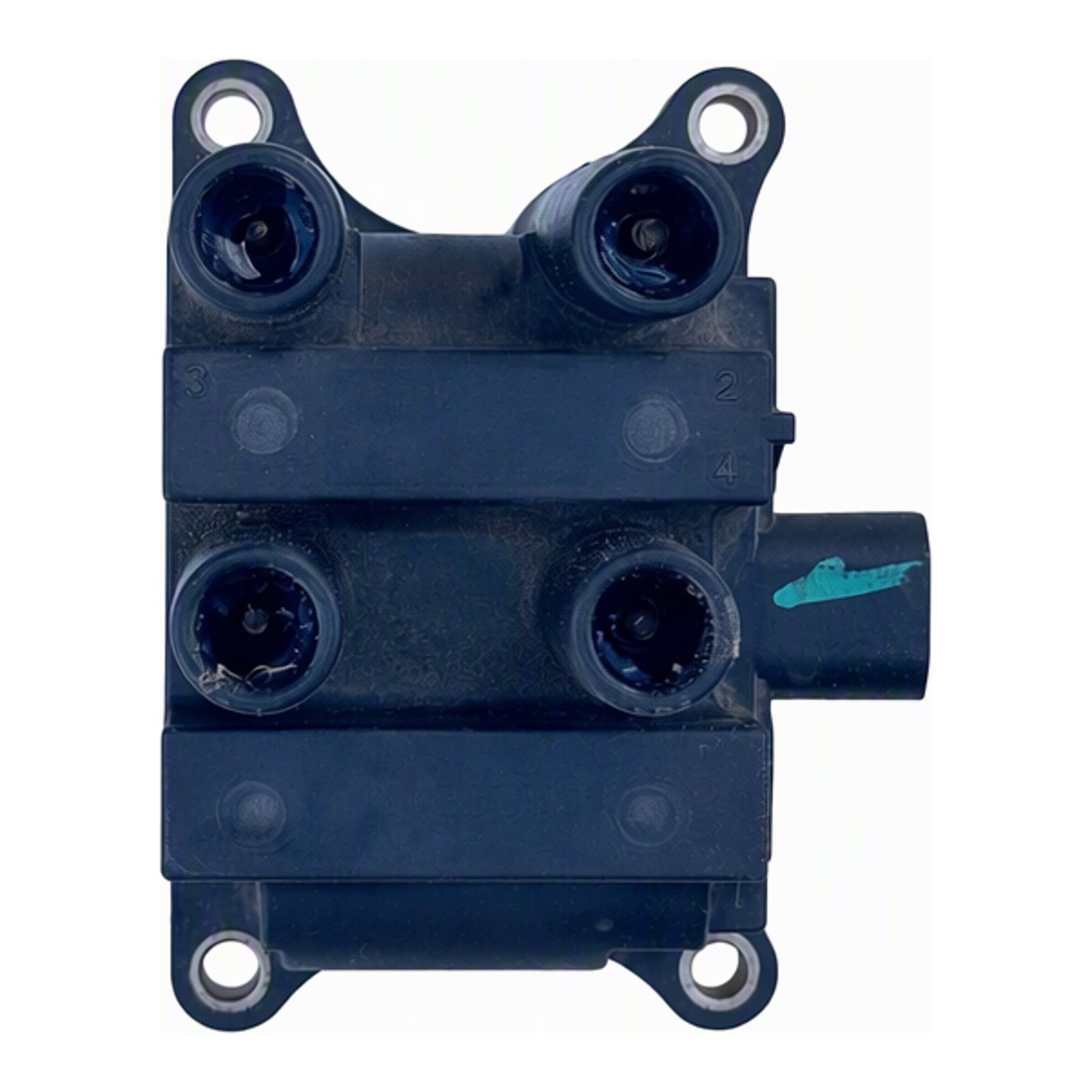 2011 to 2021 Ford Fiesta EcoSport Focus Ignition Coil Coil on Plug Painted Part Number CM5G-12029-FC Used (2016 donor, unit AU)
