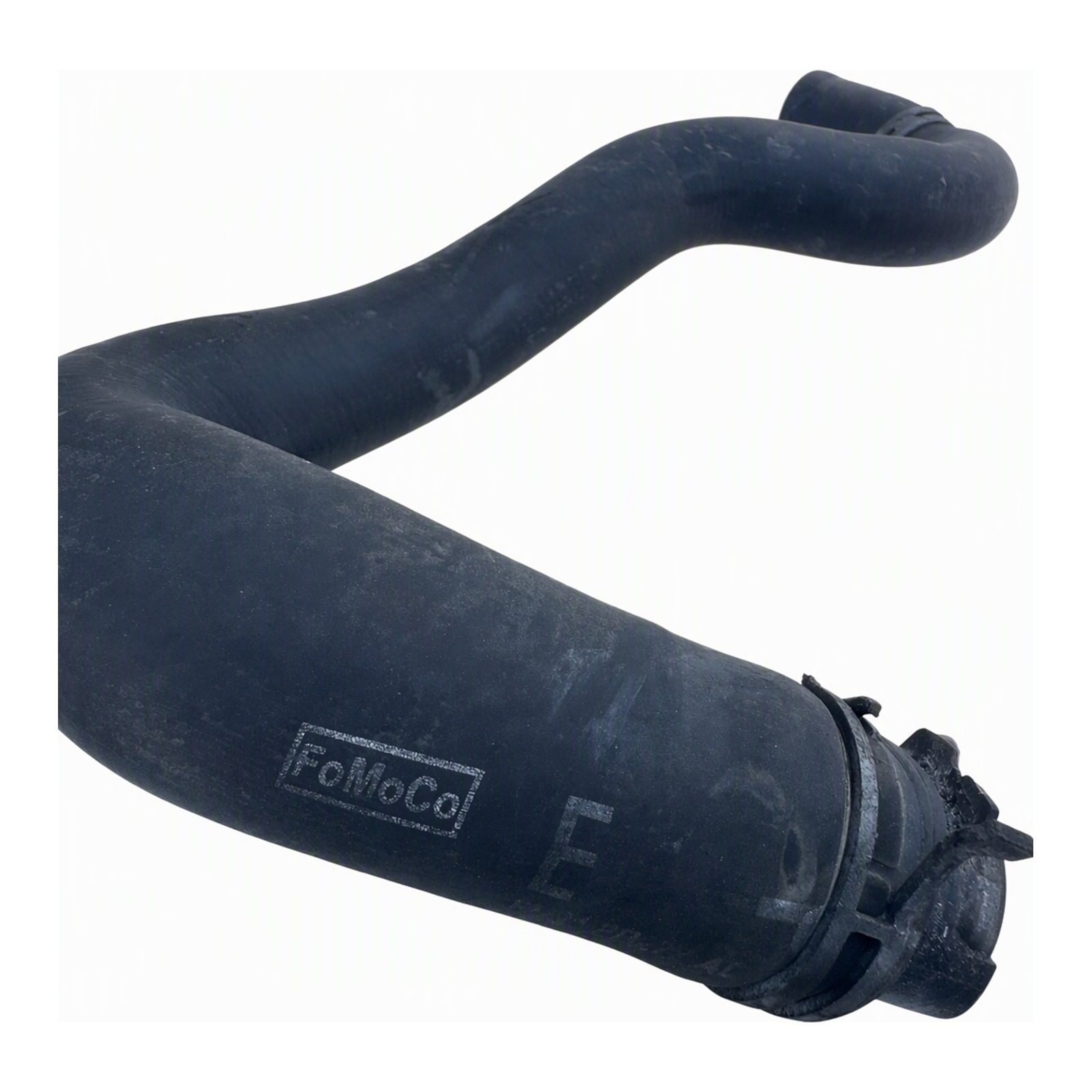 2011-2019 Ford Fiesta Upper Radiator Coolant Hose Assembly EPDM Rubber 5in With Clamp And Mounting Hardware P406-0530X (2016 donor, unit AT)