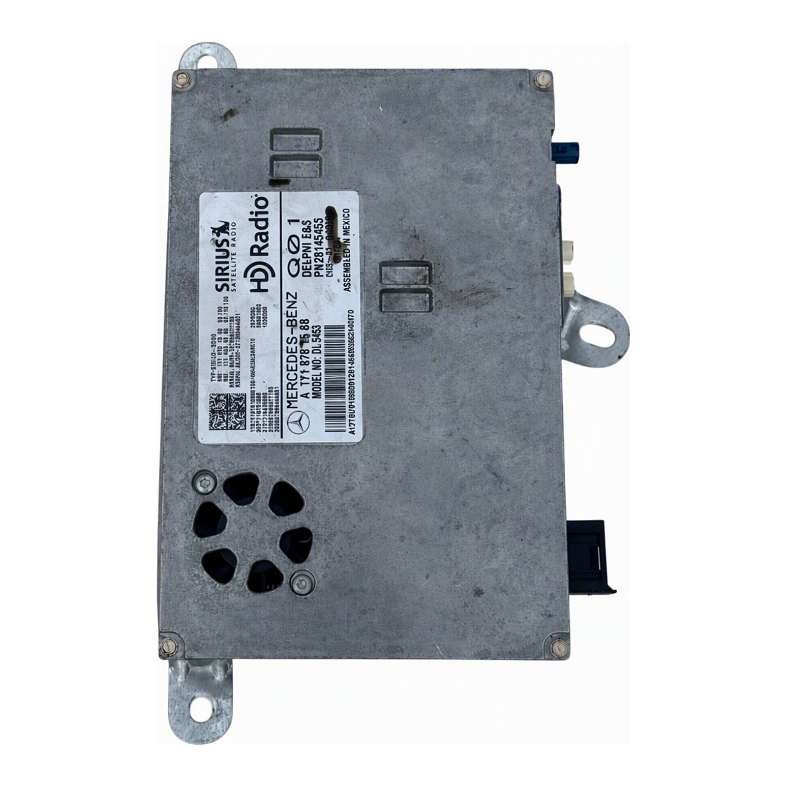 2009 Mercedes-Benz Gl-Class Sirius Satellite Radio Module Part Number A 171 870 15 89 With Mounting Bracket 75 000 to 100 (2009 donor, unit 8C)