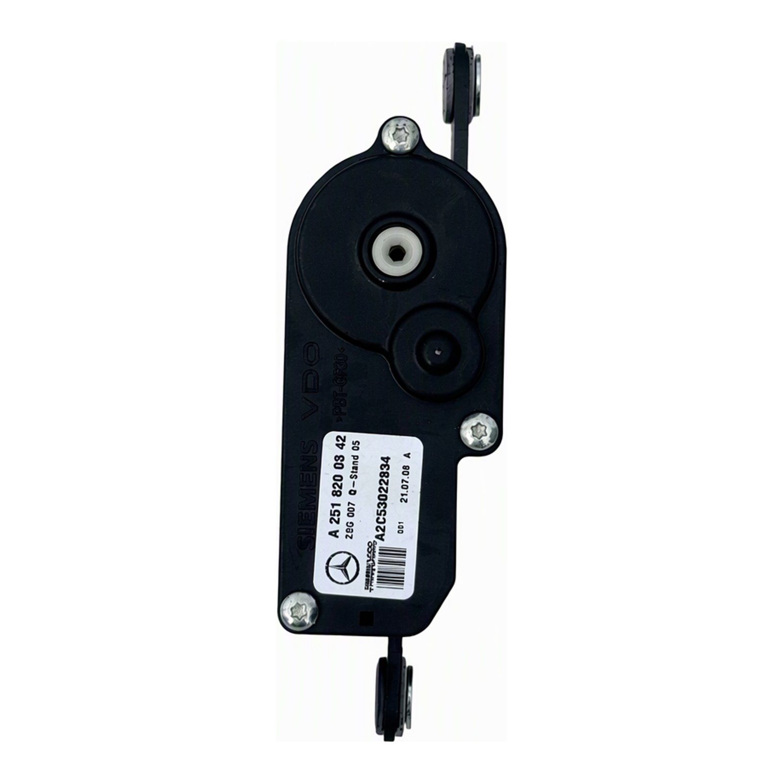 2009 Mercedes-Benz GL-Class Headlight Level Sensor Actuator Motor with Sensor Arm OEM A 251 820 03 42 (2009 donor, unit 89)