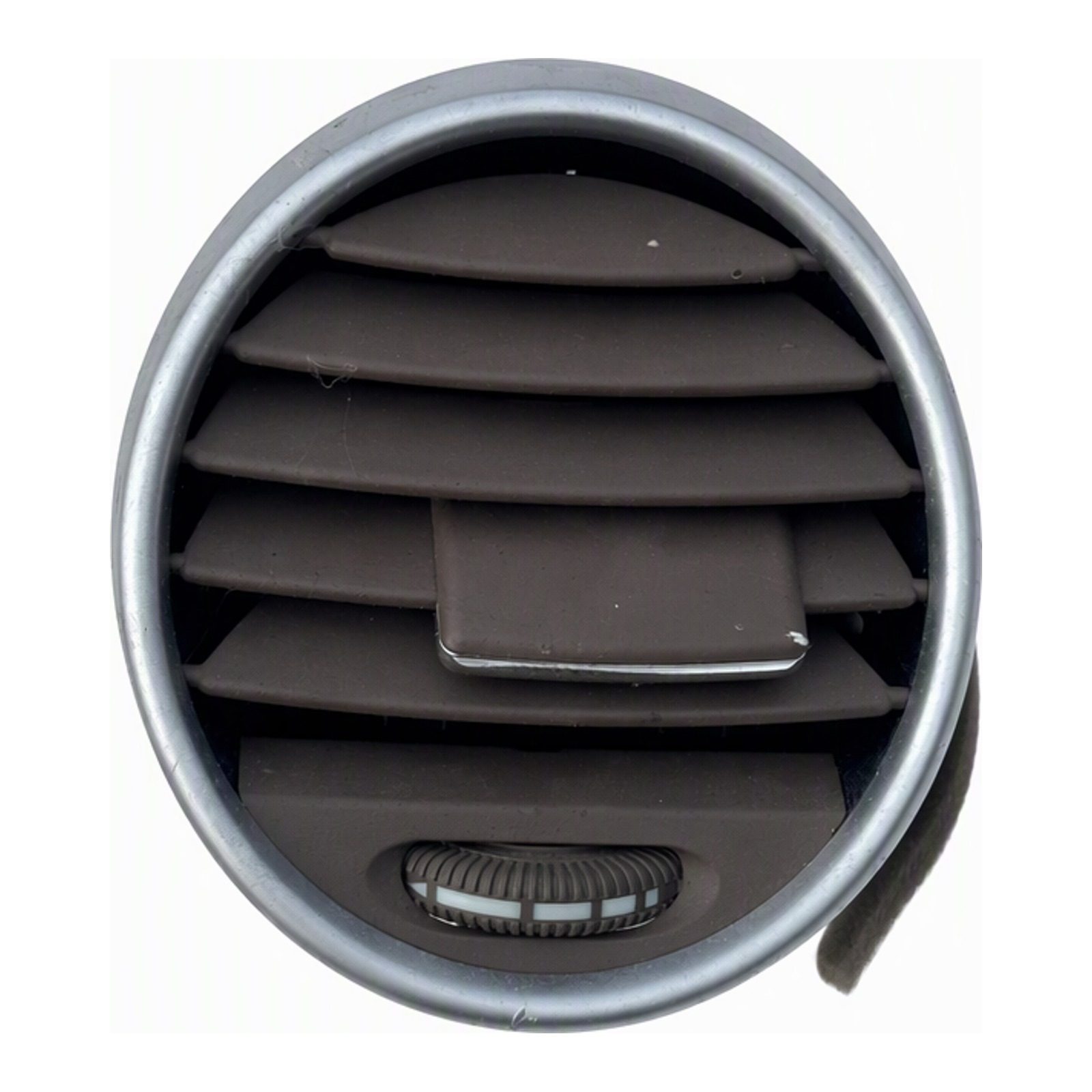2009 Mercedes-Benz Gl-Class Round Dashboard Air Vent Assembly with Adjustable Louvers and Rotary Control Dial OEM 1587-001 (2009 donor, unit 7Y)