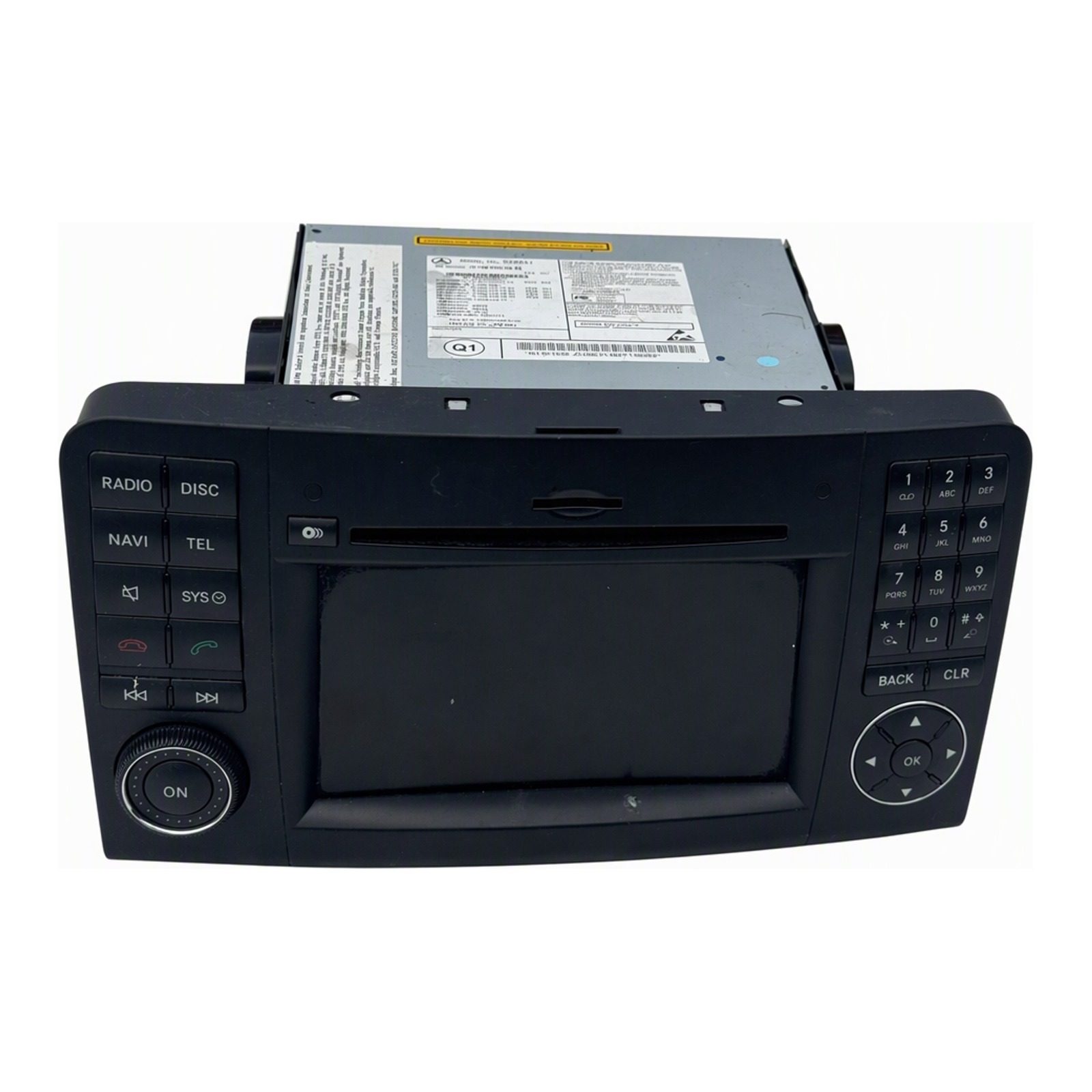 2007-2012 Mercedes-Benz Head Unit Control Unit OEM Number A 164 870 52 94 100K Miles Used (2009 donor, unit 7X)