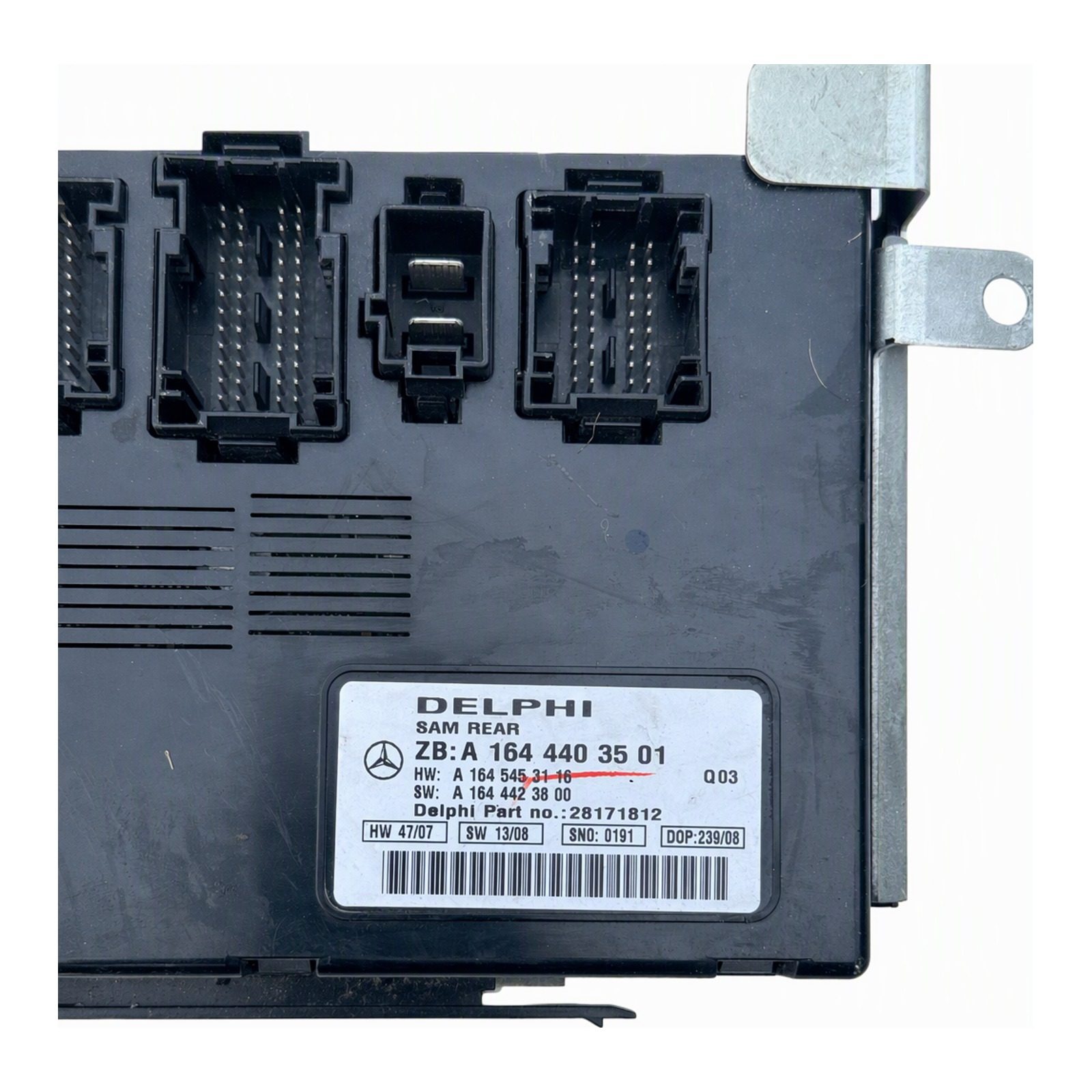 2009 Mercedes-Benz GL-Class Rear Signal Acquisition and Actuation Module Rear A 164 440 35 01 Pin Terminal Type 100K Miles (2009 donor, unit 7W)