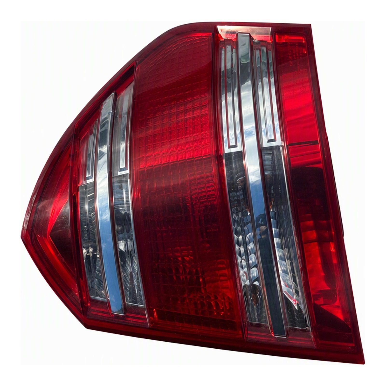 2009 Mercedes-Benz GL-Class Rear Tail Light Assembly Rear Incandescent Red Gray Chipped with Minor Wear A 164 820 42 64 (2009 donor, unit 7R)