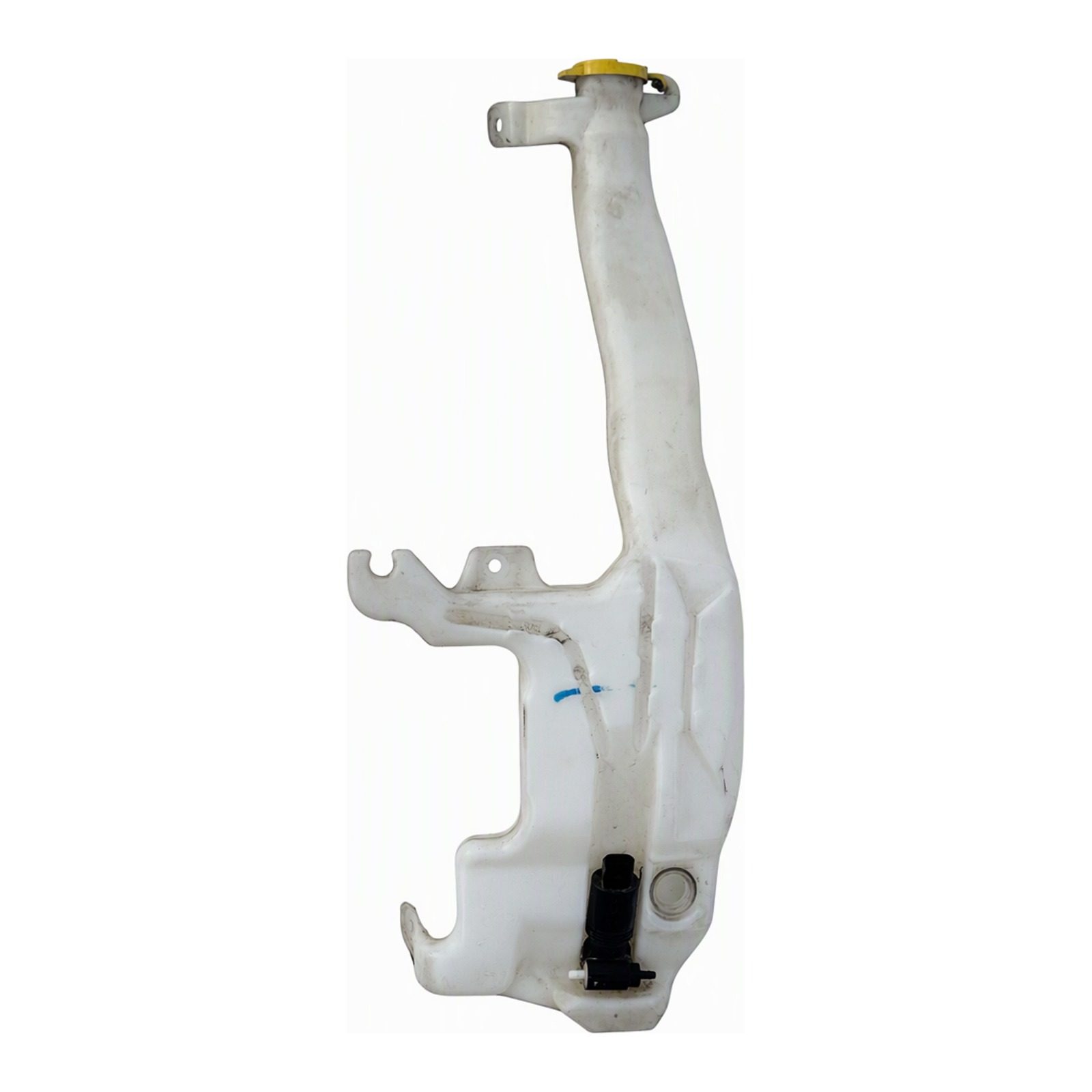 2009 Mercedes-Benz Gl-Class Windshield Washer Fluid Reservoir Assembly With Integrated Mopar Washer Pump OEM 55079565 55093605 7.6L Plastic (2009 donor, unit 7P)