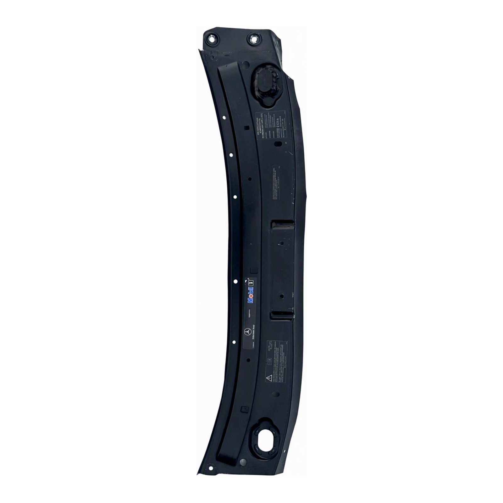 2009 Mercedes-Benz GL-Class Cowl Panel Cover Front Black Matte ABS 40cm x 6cm x Bolt-On Easy Installation No Drilling Required A 213 620 01 (2009 donor, unit 72)