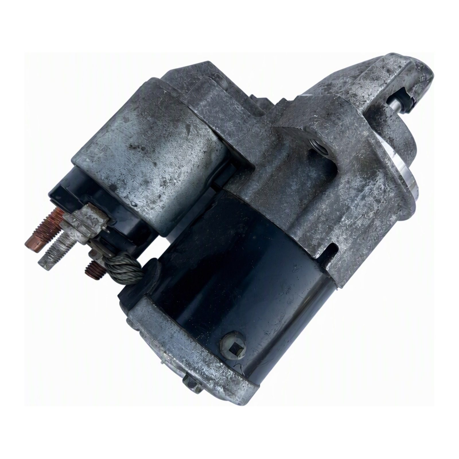 2011-2019 Ford Fiesta Starter Motor 12 Volt 1.4 kW Power Clockwise Rotation Painted Finish OEM AE8T-11000-AB by Mitsubishi Electric (2016 donor, unit 71)