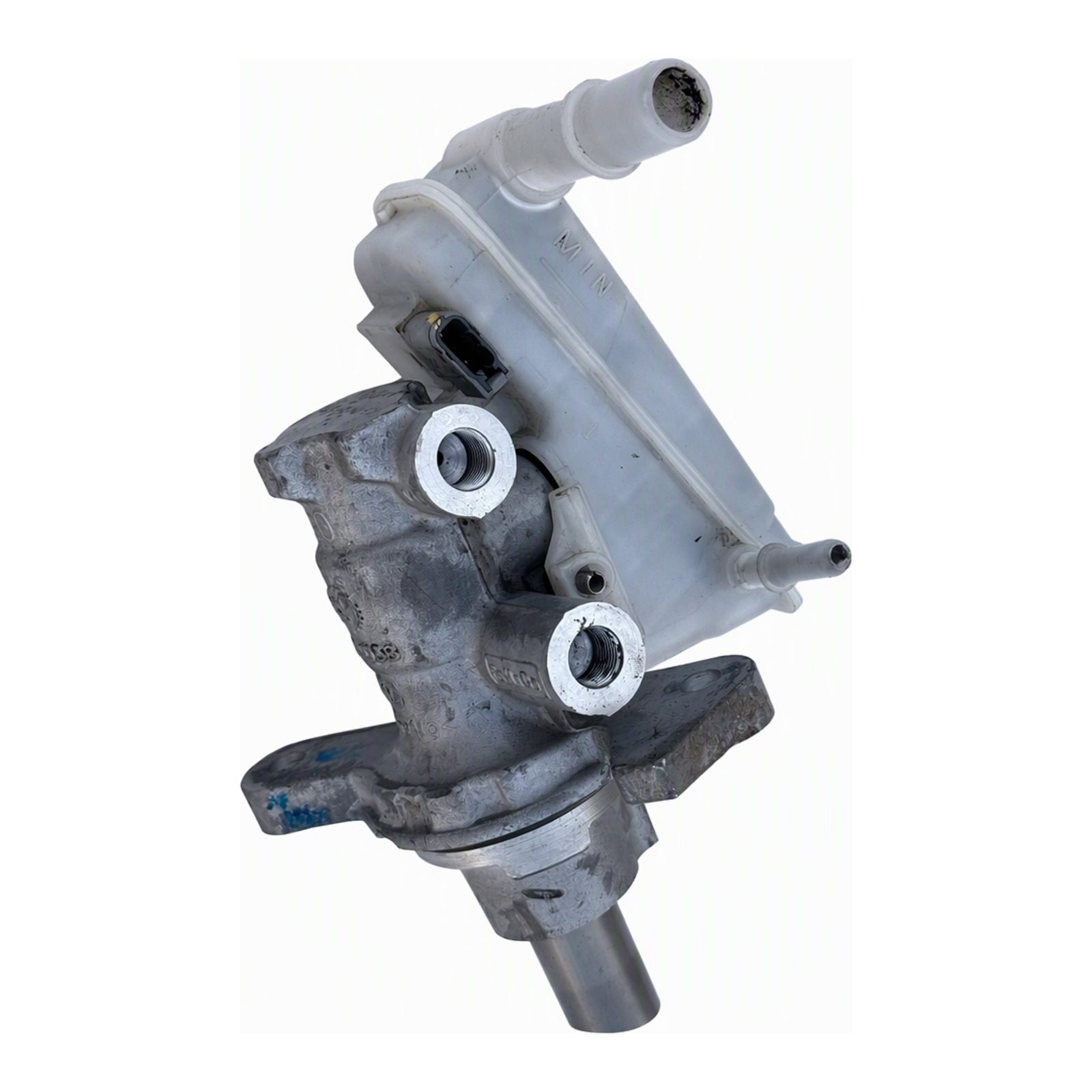 2011 to 2019 Ford Fiesta Power Steering Pump with Reservoir Bolt-On Connection Sealed Mechanical Drive V-Belt Pulley OEM 814038 (2016 donor, unit A9)