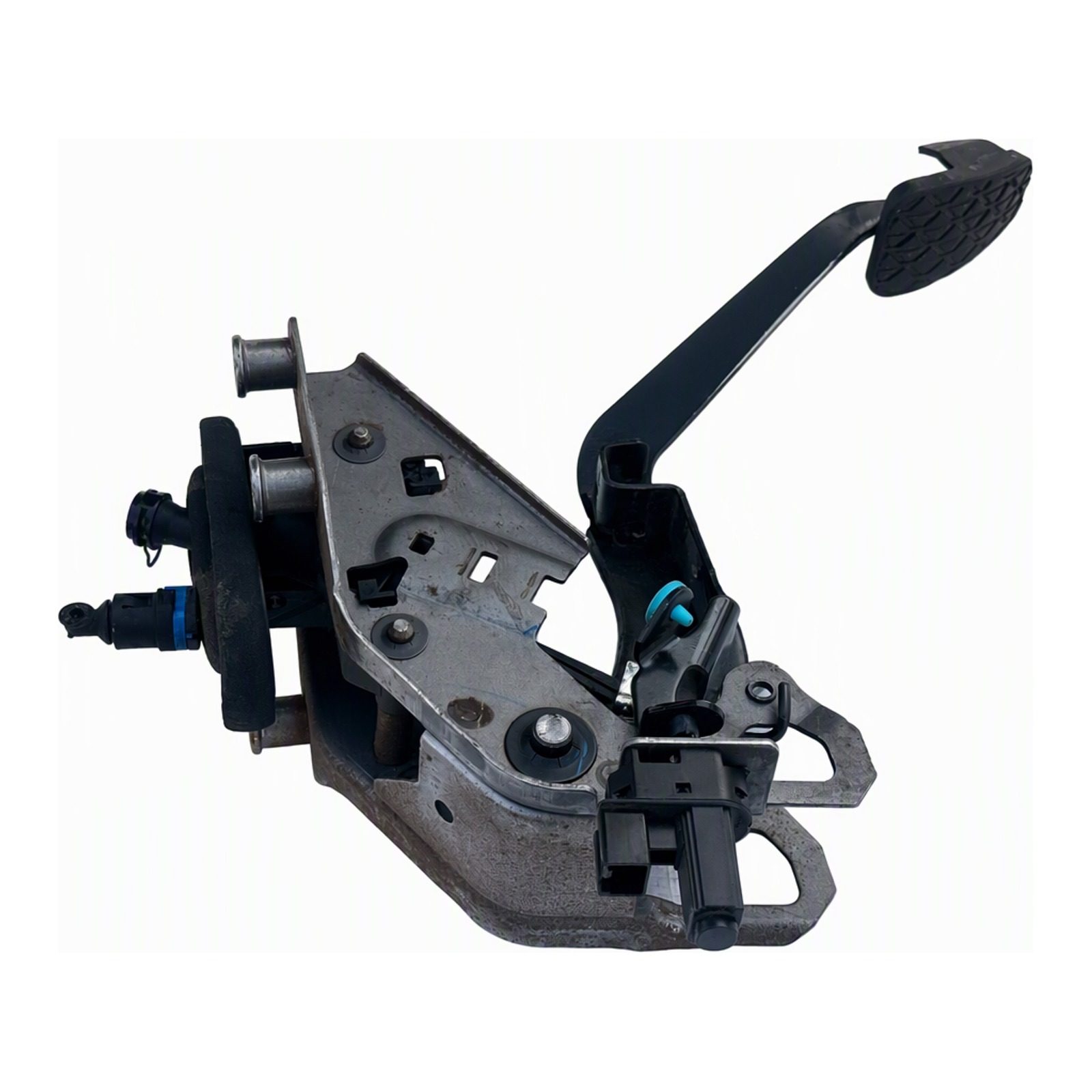 2011-2019 Ford Fiesta FoMoCo LuK KE 044 Clutch Master Cylinder Assembly with Integrated Travel Sensor Pedals Mounting Hardware Plastic (2016 donor, unit AB)